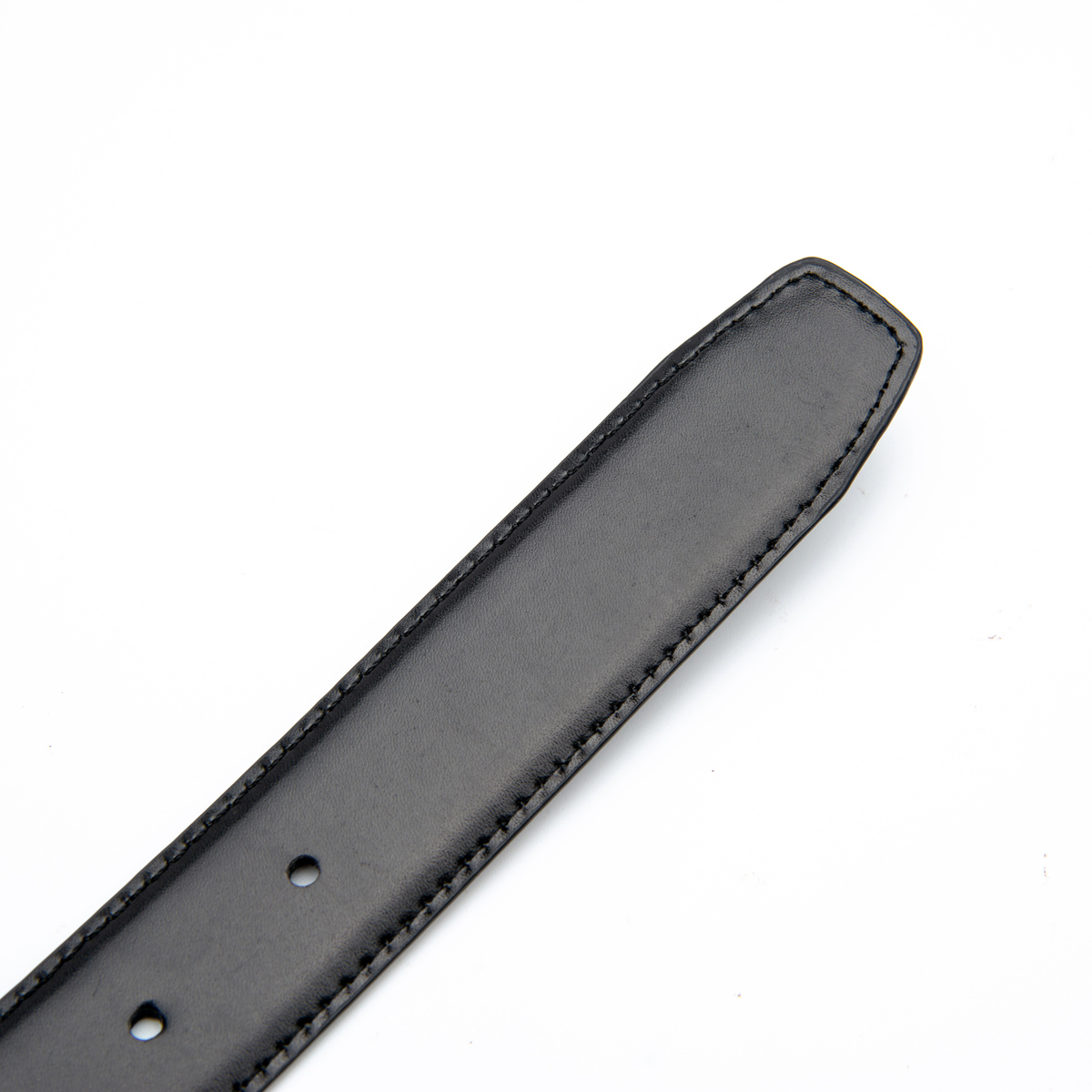split leather belts with rotate buckles