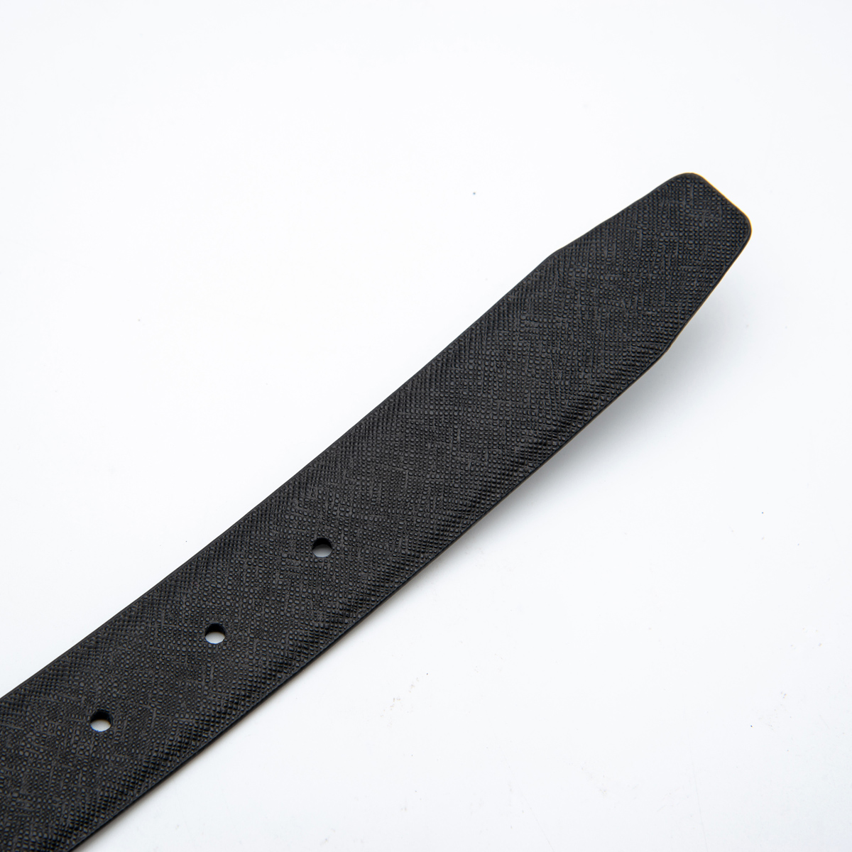 Alloy buckle double sides use men's leather belt